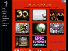 Tablet Screenshot of crickcrackclub.com